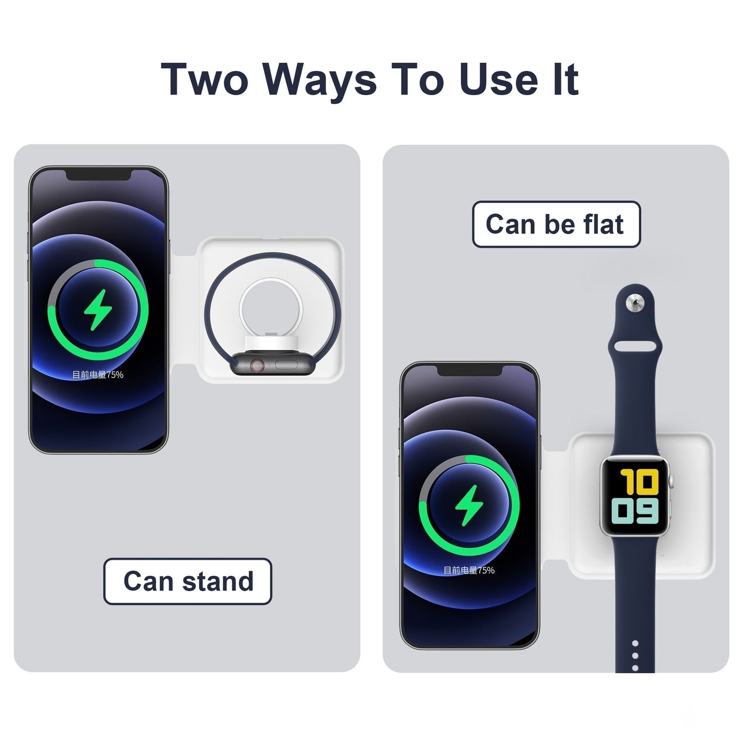 2 in 1 Wireless Charger